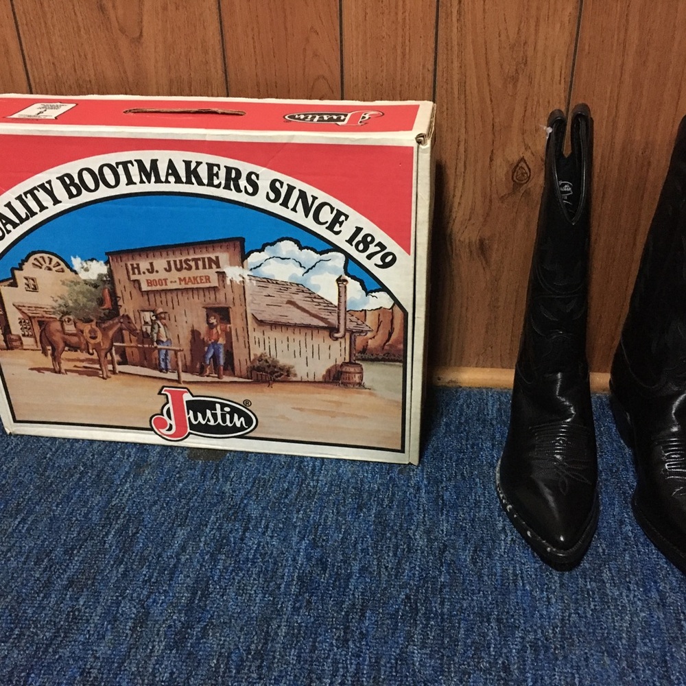 Vintage Justin Western Boots Women’s Kiddie 4904 - Picture 4 of 6